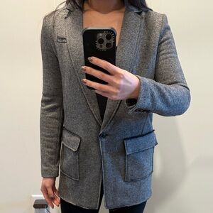 Banana Republic Women's Charcoal Blazer